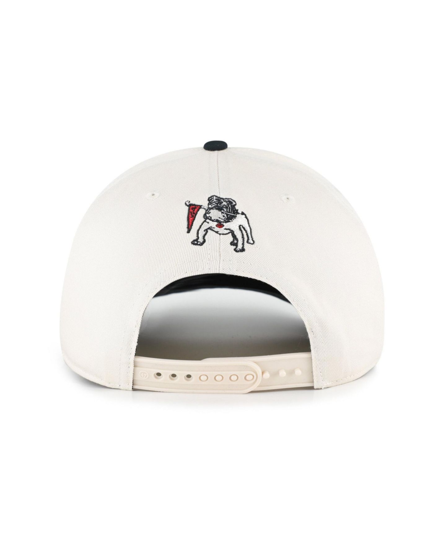 Женская кепка '47 Brand Cream/Black Georgia Bulldogs Rope Script Hitch Adjustable Hat — фото 3