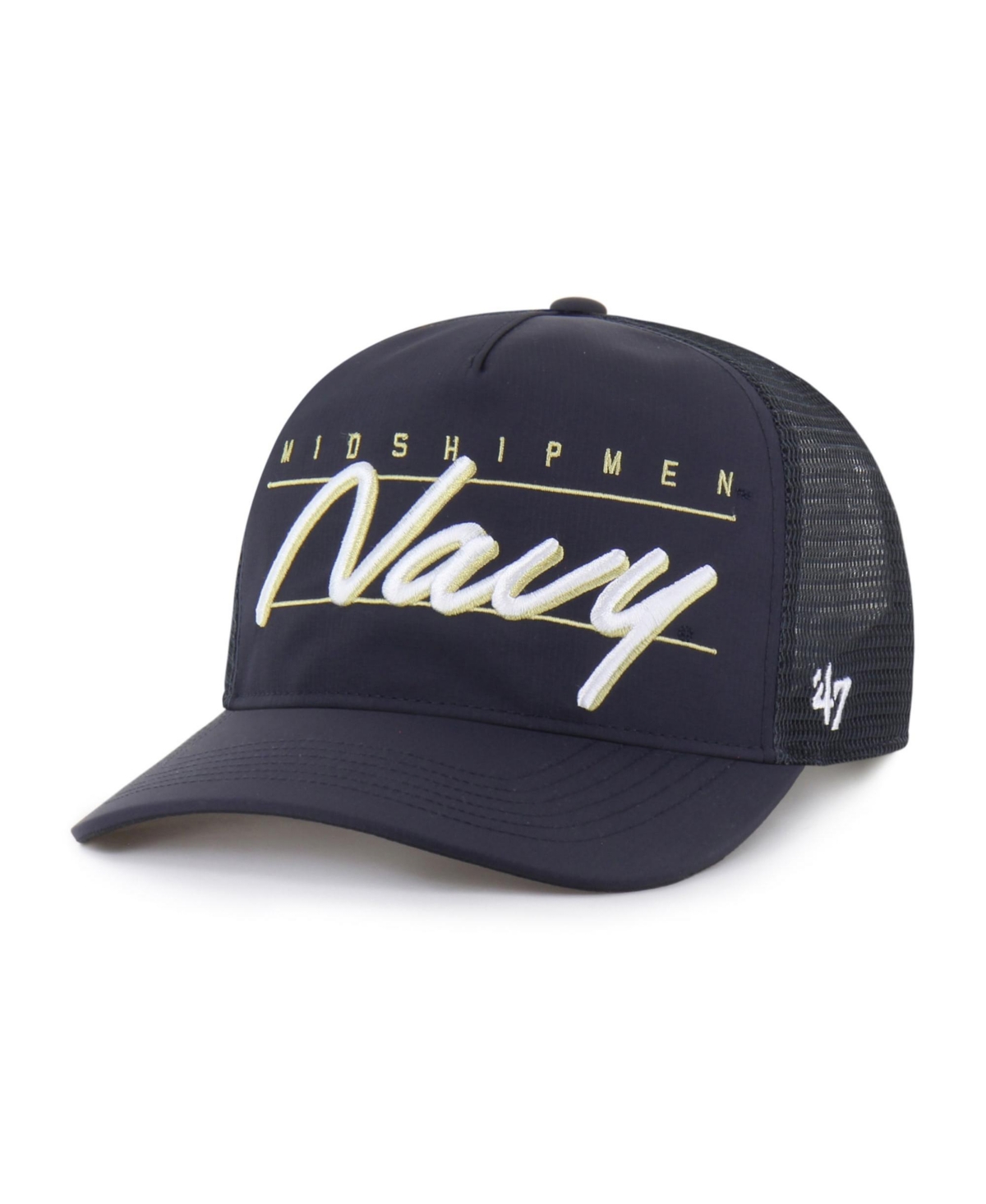 47 Brand Men's and Women's Navy Midshipmen Condor Mesh Hitch Adjustable Hat - Navy