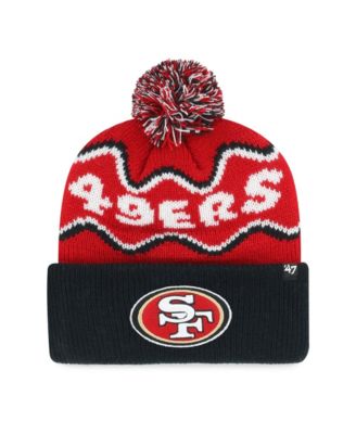 Preschool Scarlet San Francisco 49ers Squiggle Script Cuffed Knit Hat
