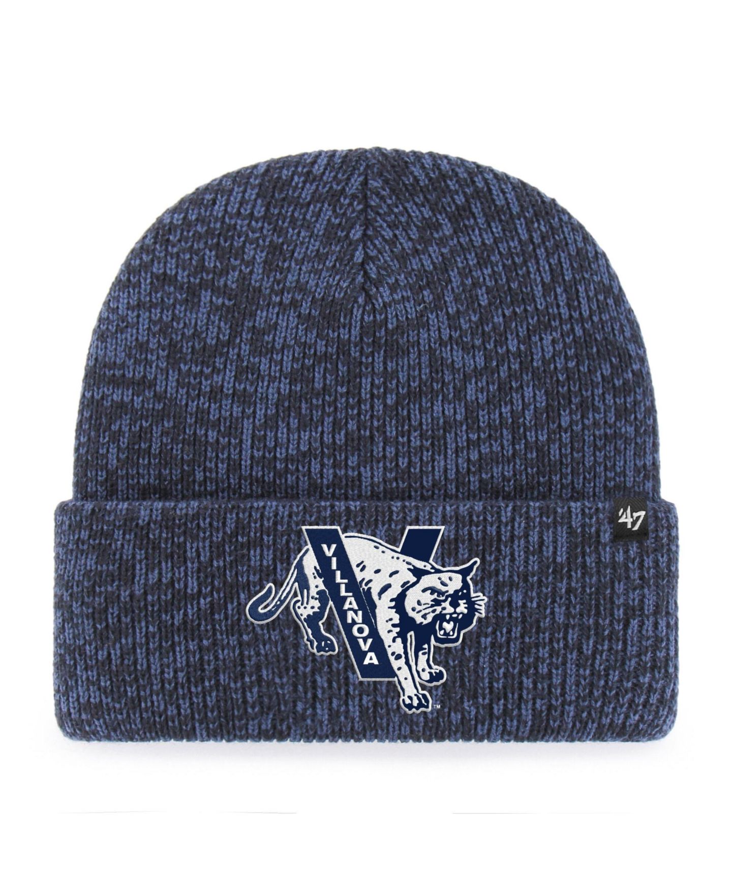 Шапка '47 Brand Navy Villanova Wildcats Brain Freeze Cuff Knit Hat — фото 1