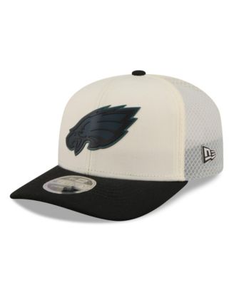 Men's Cream/Black Philadelphia Eagles Color Pop 9SEVENTY Adjustable Hat