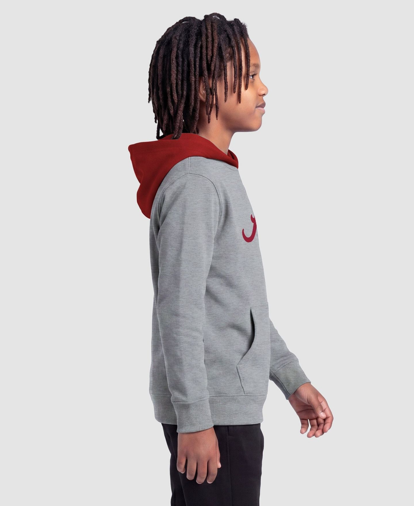 Детское худи Champion Heather Gray Alabama Crimson Tide Fleece — фото 4