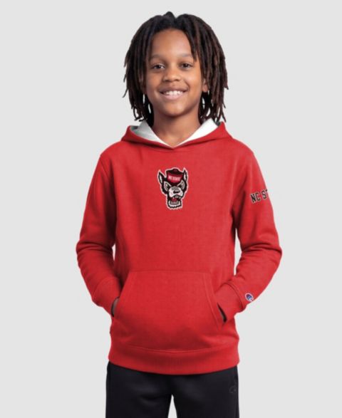 Детское худи Champion Red NC State Wolfpack Fleece