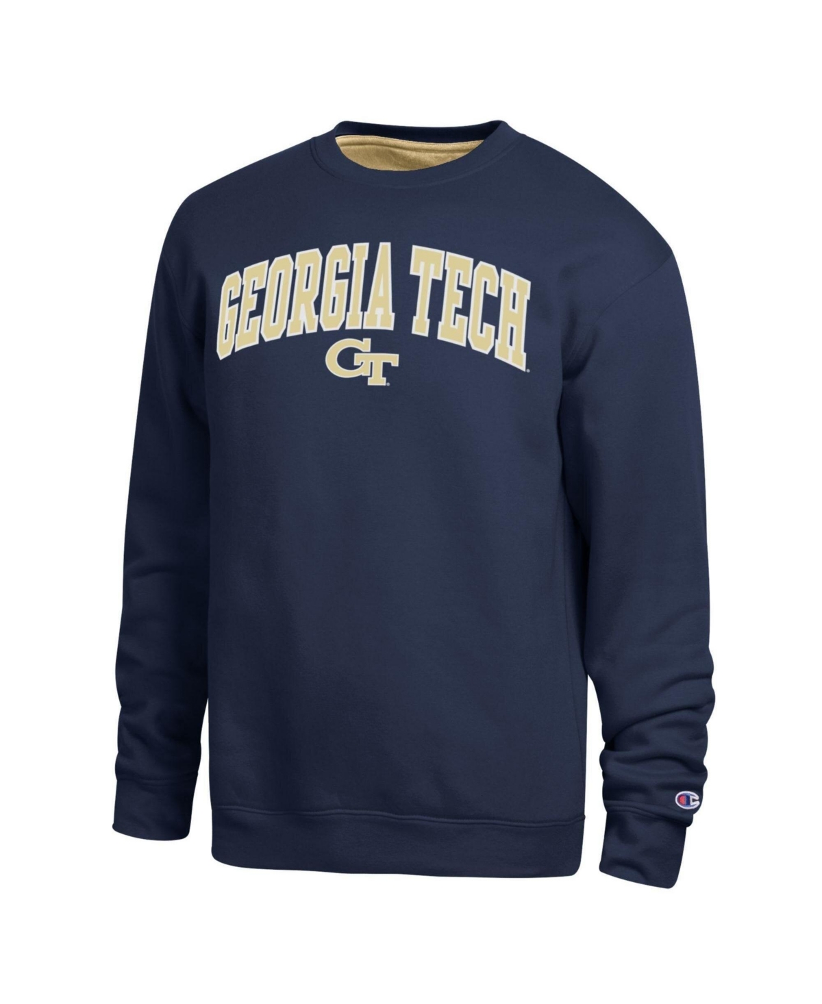 Champion Men's Navy Georgia Tech Yellow Jackets Arch Sweatshirt - Navy