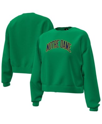 Women's Green Notre Dame Fighting Irish Icon Fleece Sweatshirt