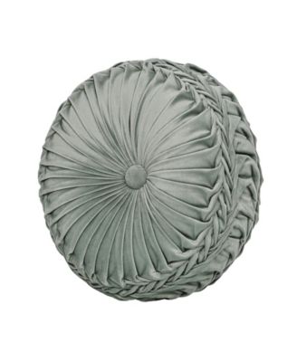 Raine Tufted Round Decorative Pillow, 15" x 15"