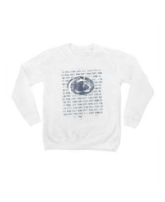 Big Boys' and Girls' White Penn State Nittany Lions Bold Type Pullover Sweatshirt