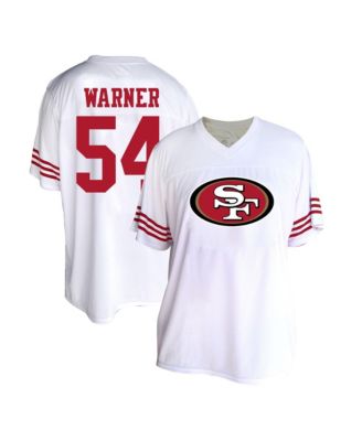 Women's Fred Warner White San Francisco 49ers Plus Size Fashion Jersey