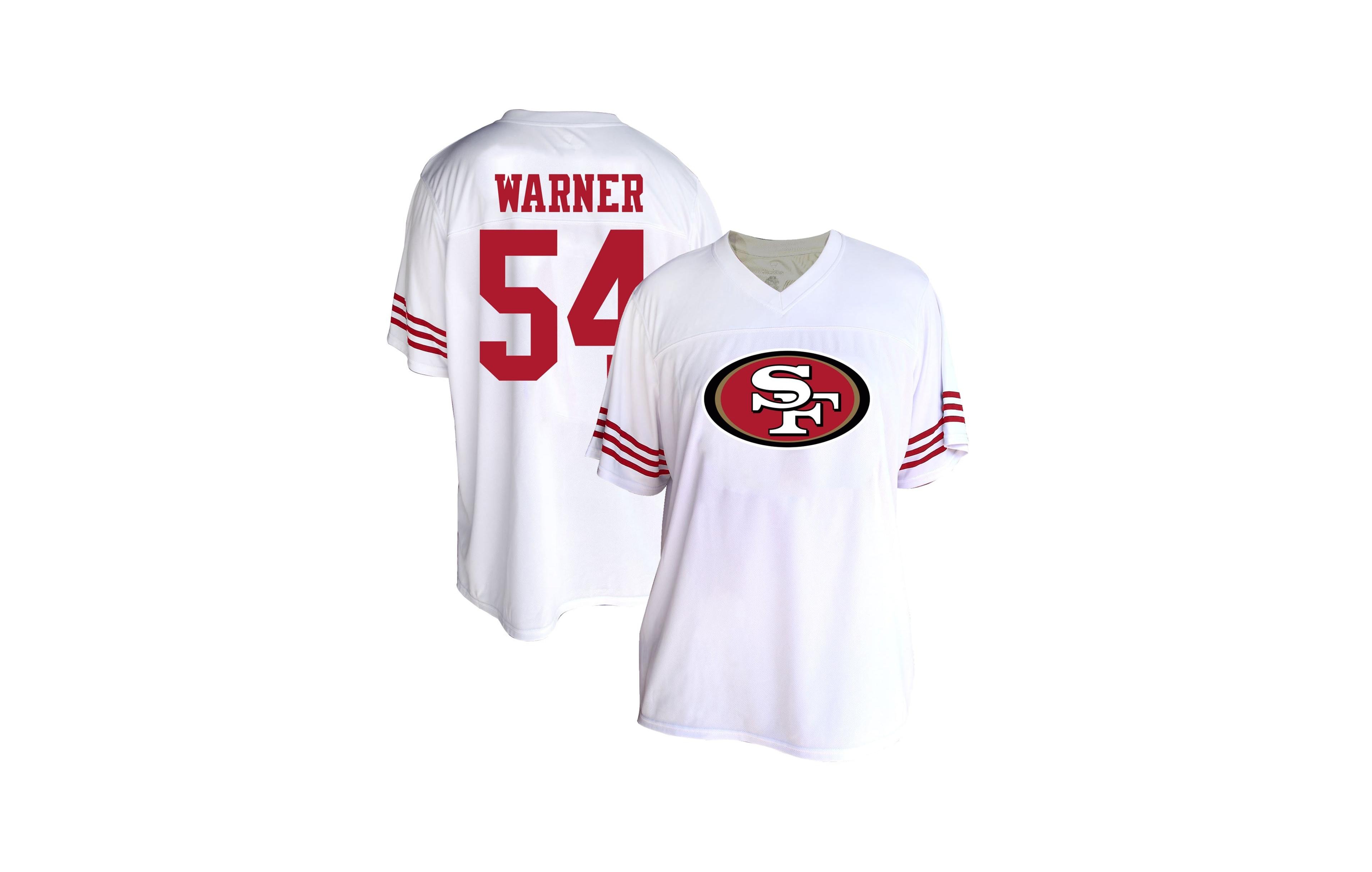 Fanatics Women's Fred Warner White San Francisco 49ers Plus Fashion Jersey