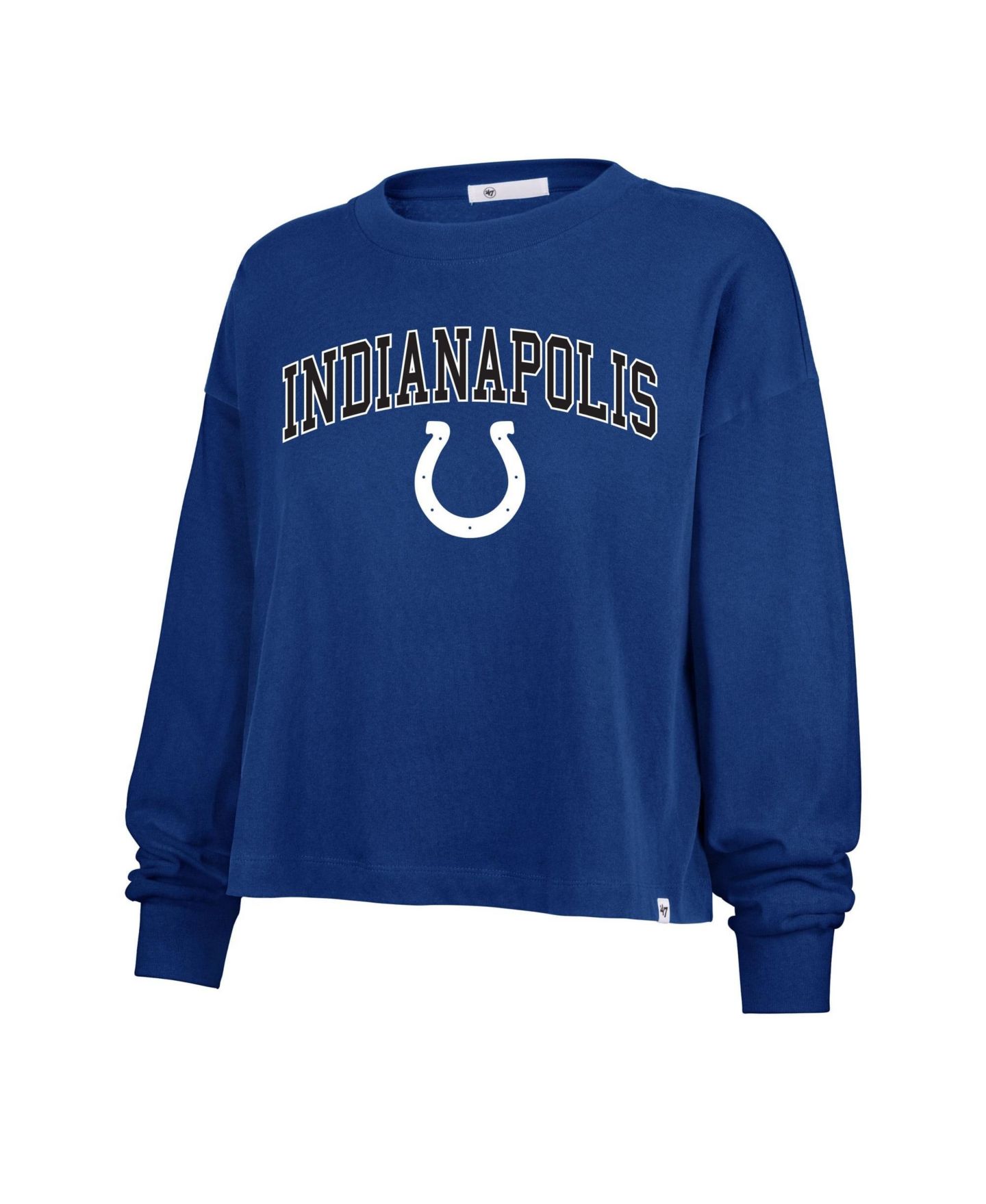 Женская футболка '47 Brand Royal Indianapolis Colts Plus Size Sydney Arch Game — фото 1