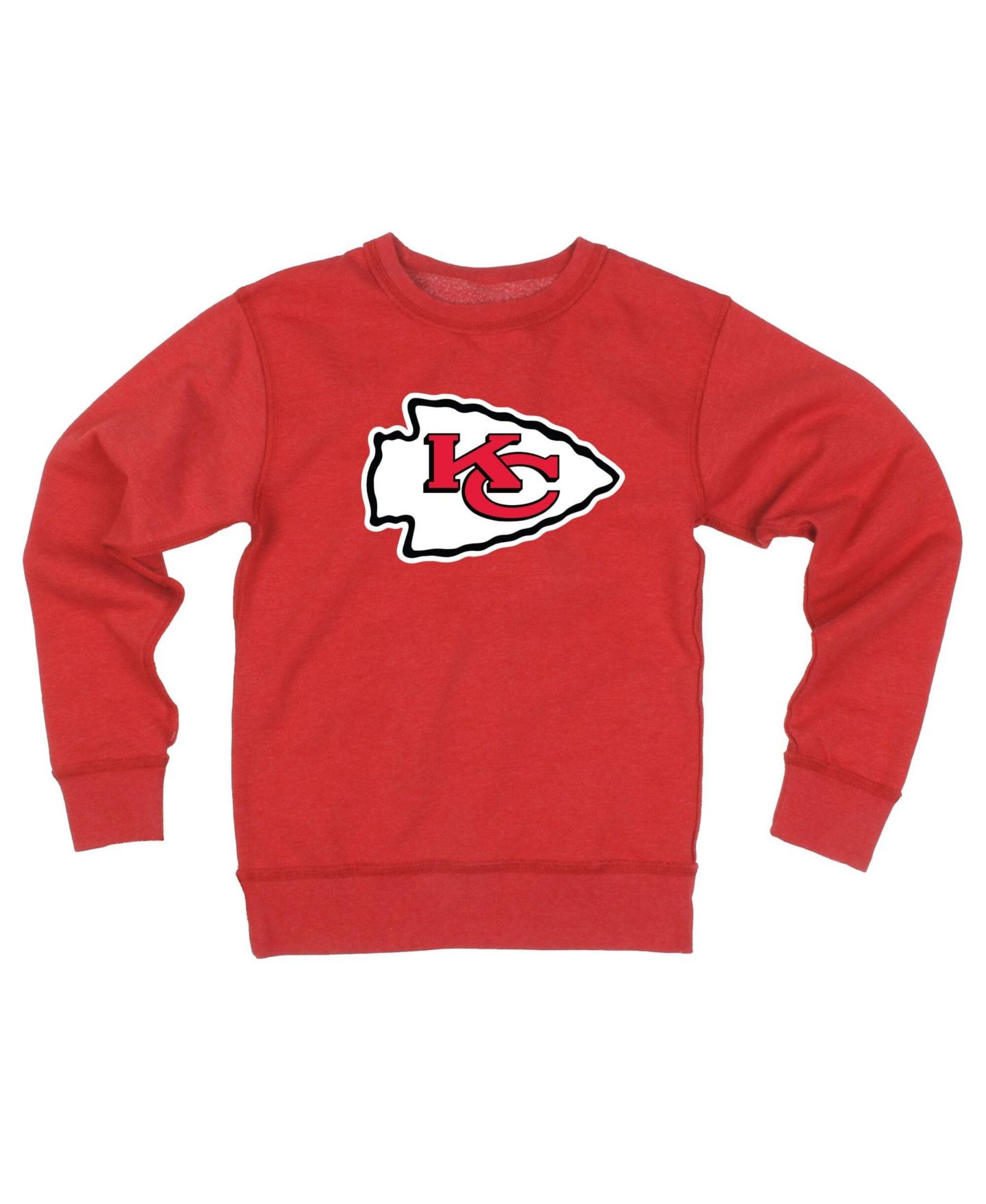 Детская толстовка Wes & Willy Red Kansas City Chiefs Reversible Fleece — фото 4