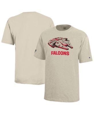 Big Boys' and Girls' Disney x Oatmeal Atlanta Falcons Millennium Falcon T-Shirt