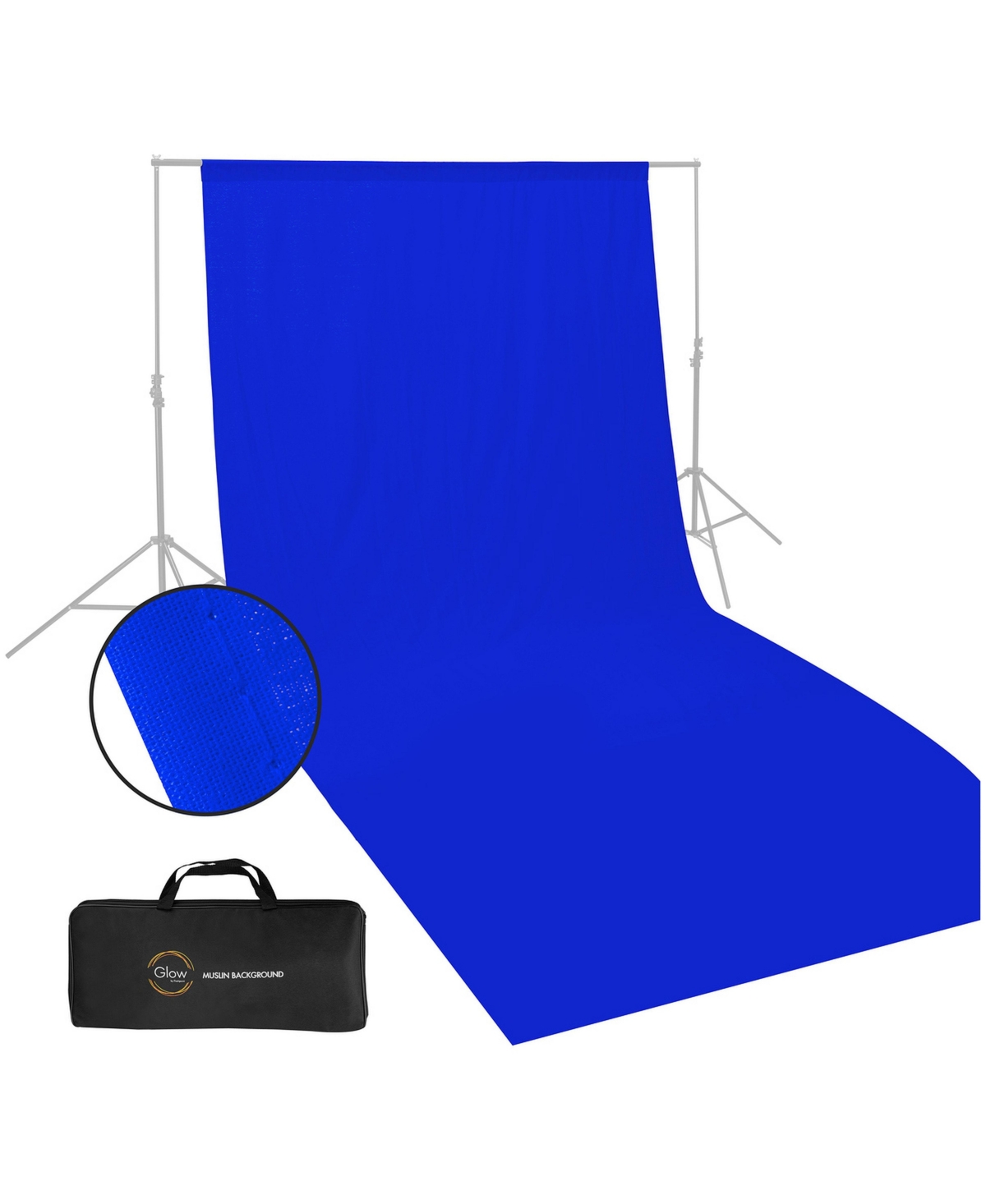 Glow 10x20 Muslin Rod Pocket Background for Studio Photography