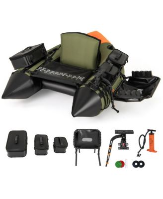 Portable Fishing Boat with 3 Detachable Storage Boxes, for Indoor or Outdoor Sports Training and Recreation