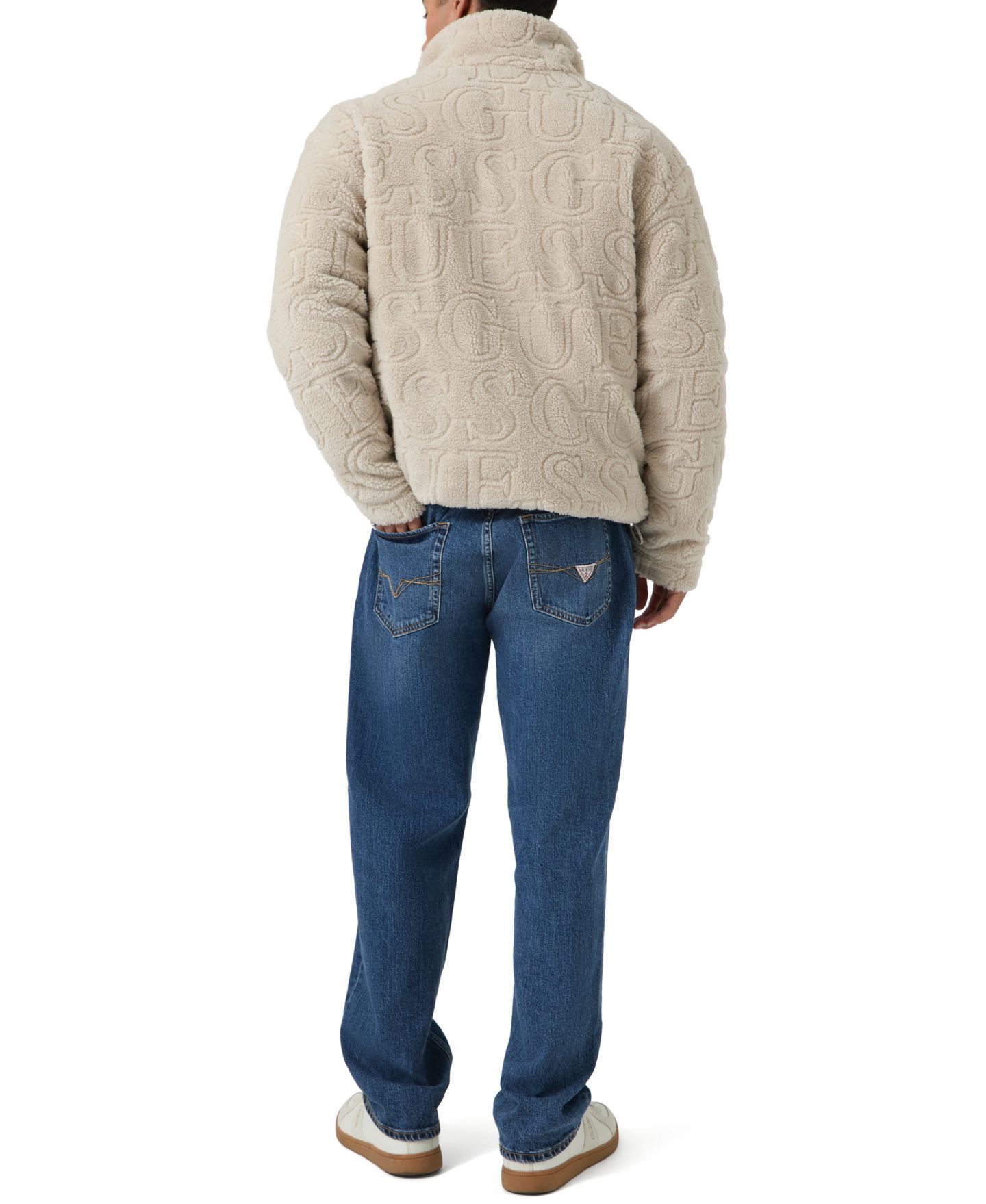 Мужская куртка GUESS Soldier Sherpa Lined, цвет: Prosecco — фото 3