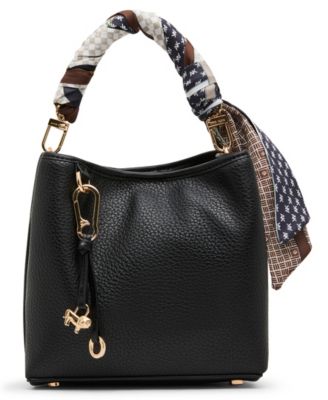 Convertible Strap Small Bucket Crossbody Handbag