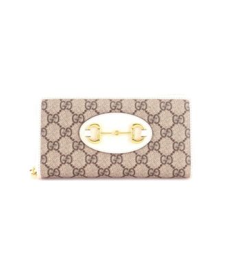 Horsebit 1955 Canvas Coated Zip Around Wallet