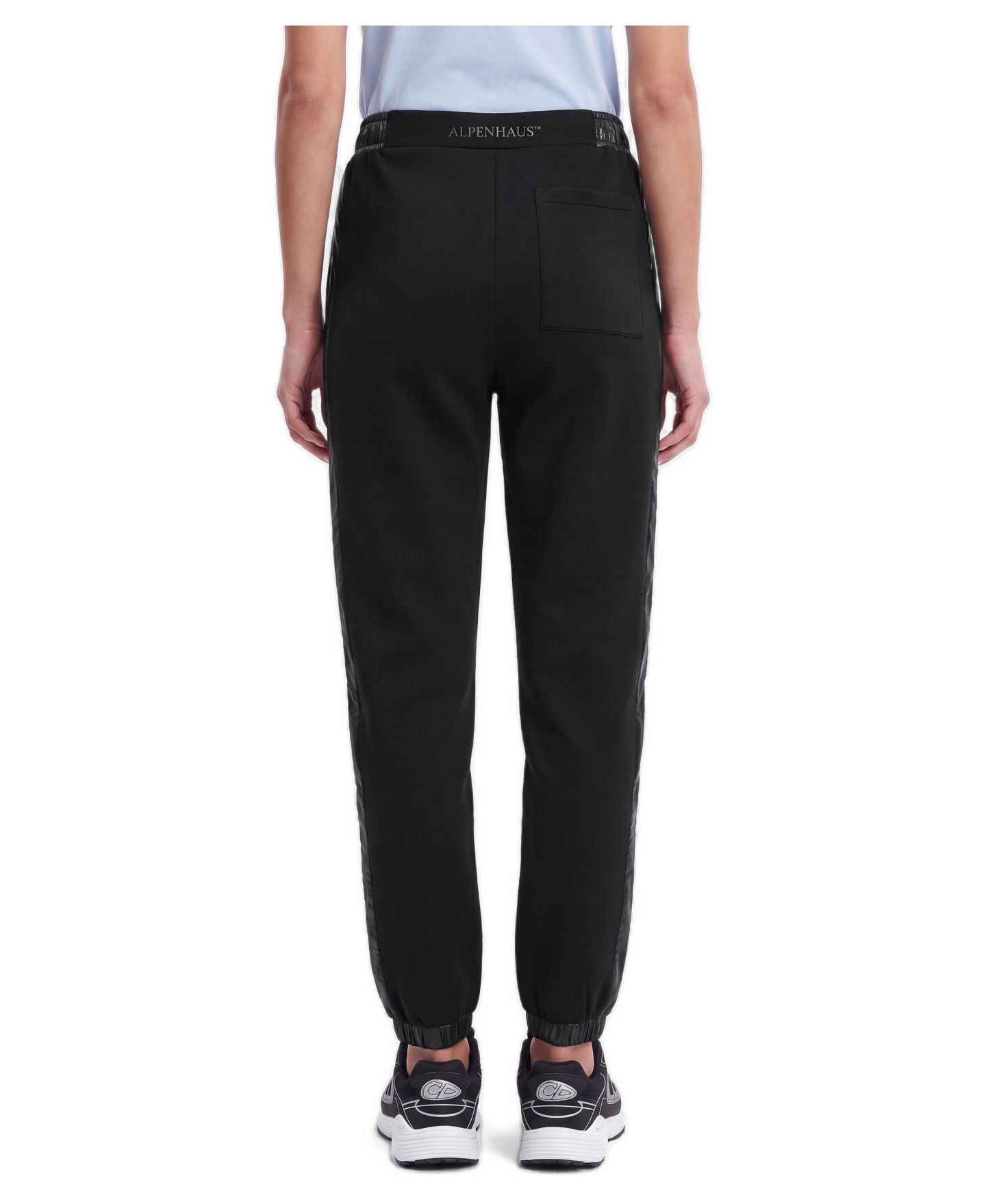 Женские брюки Alpenhaus Lauzet Straight-Leg Pull-On Elasticized-Cuff Sweatpants, цвет: Чёрный — фото 2