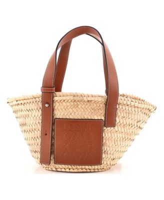 Small Basket Tote Raffia