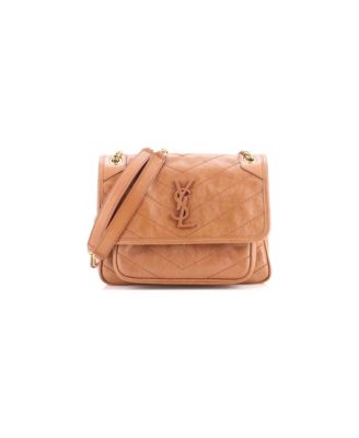 Baby Niki Chain Flap Bag Matelasse Chevron Leather