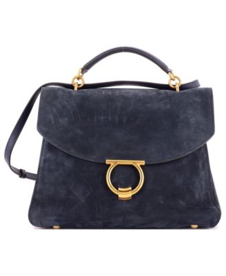 Large Margot Satchel Suede