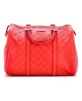 Medium Joy Boston Bag Guccissima Leather