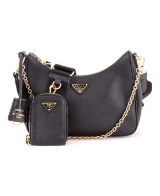 Small Re-Edition 2005 Shoulder Bag Saffiano Leather