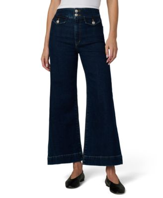 Women's Ellia High-Waisted Wide-Leg Ankle Jeans