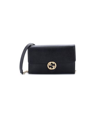 Interlocking Wallet on Chain Leather