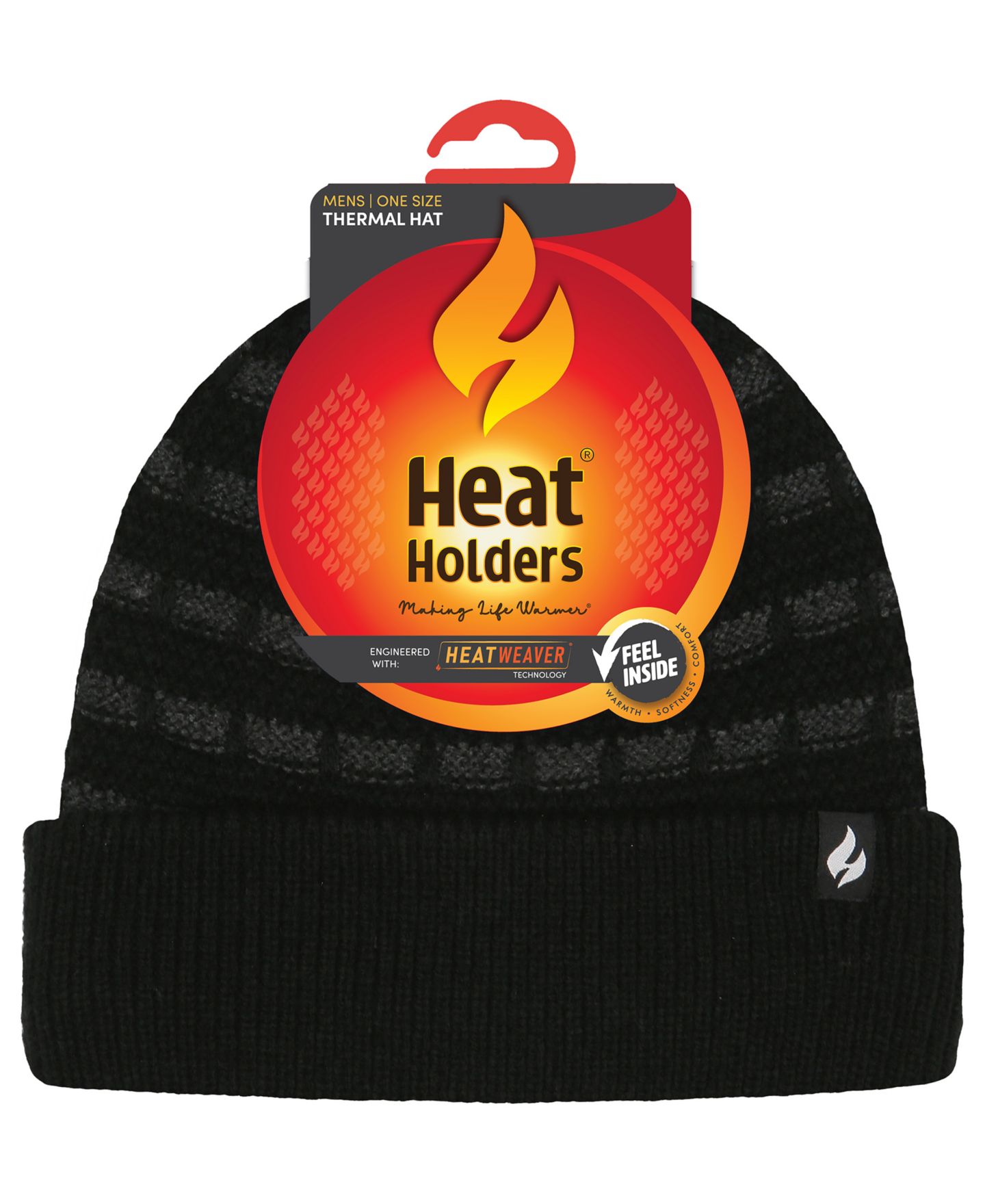 Мужская шапка Heat Holders Thermal Popcorn Stitch Ross, цвет: Чёрный — фото 2