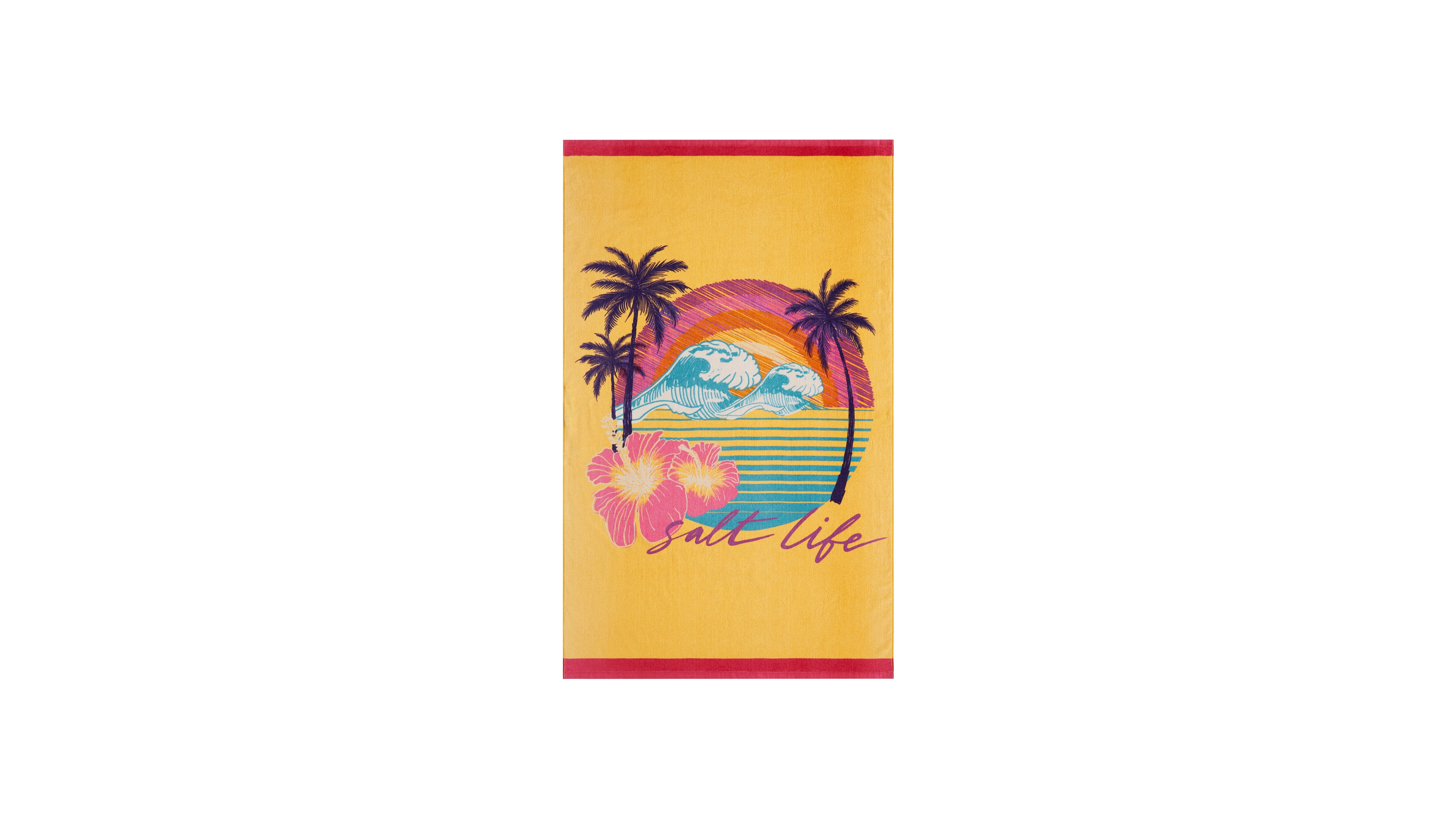 Salt Life Good Times Cotton Beach Towel, 64" x 38"