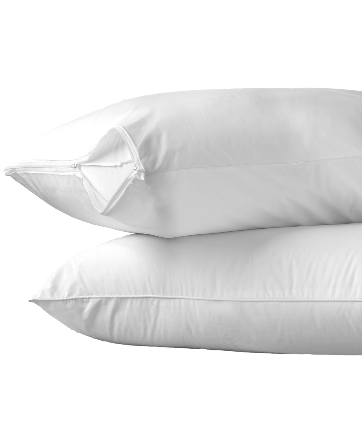 AllerEase Hot Water Washable Zippered 2-Pack Pillow Protector, Standard/Queen