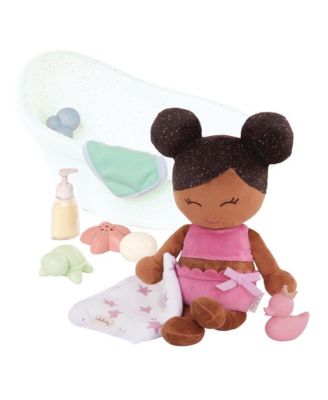 Water Play Collection 14" Plush Baby Doll and Bathtub Set, Ages 2+