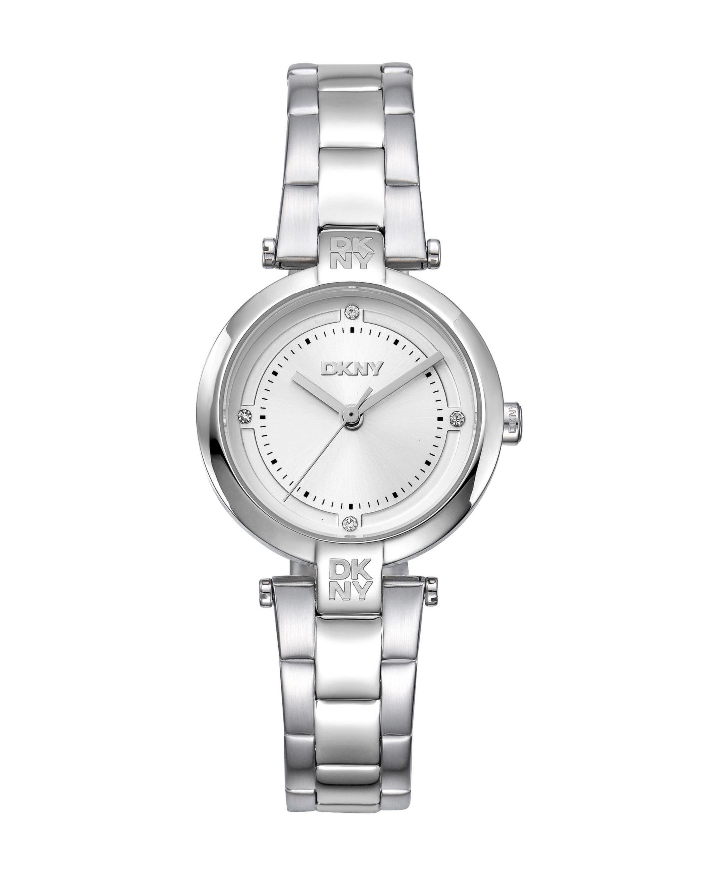 Женские часы DKNY Quartz Stainless Steel Bracelet Watch, цвет: Серебряный — фото 1