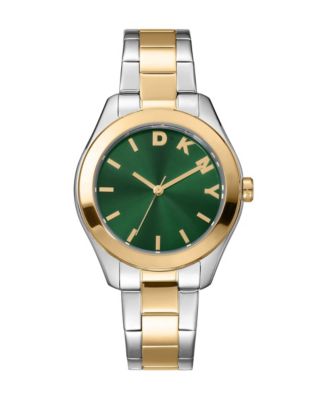 Women's Quartz Two-Tone Stainless Steel Bracelet Watch, 34mm