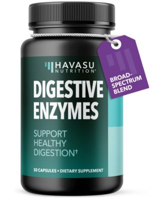 Digestive Enzymes Capsules with Pancreatin Amylase Protease and Lipase 50 Capsules