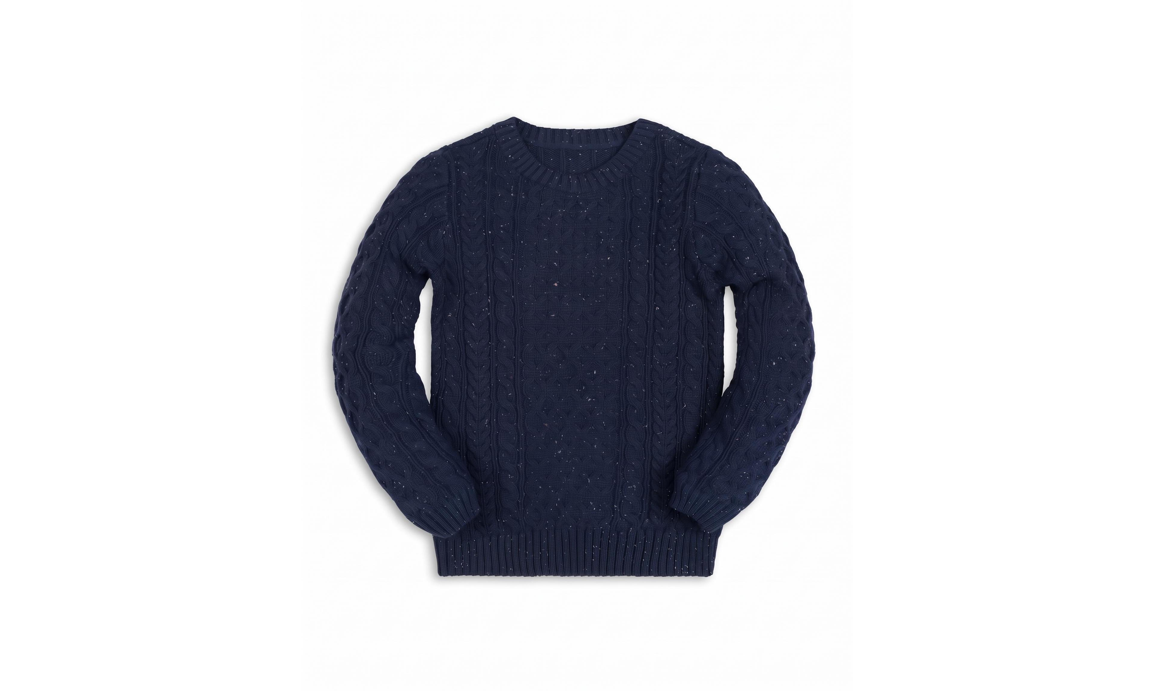Hope & Henry Little Boys 2T - 5 Hope and Henry Cable-Knit Fisherman Sweater