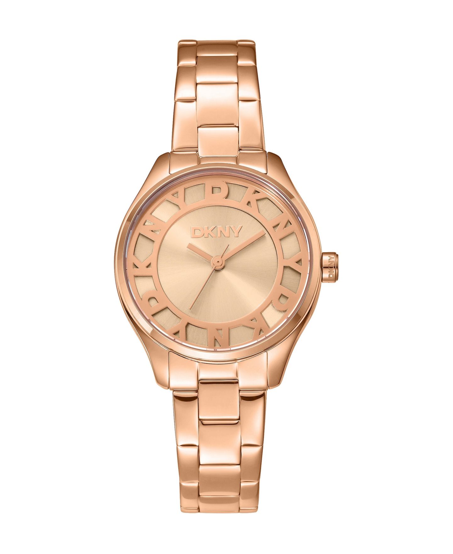 Женские часы DKNY Quartz Eastside Rose Gold Stainless Steel Bracelet Watch, 30mm, цвет: Розовый — фото 1