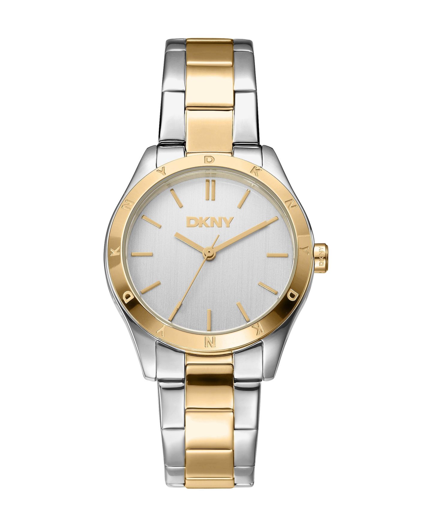 Женские часы DKNY Quartz Two-Tone Stainless Steel Bracelet Watch, 32mm, цвет: Двухцветный — фото 1