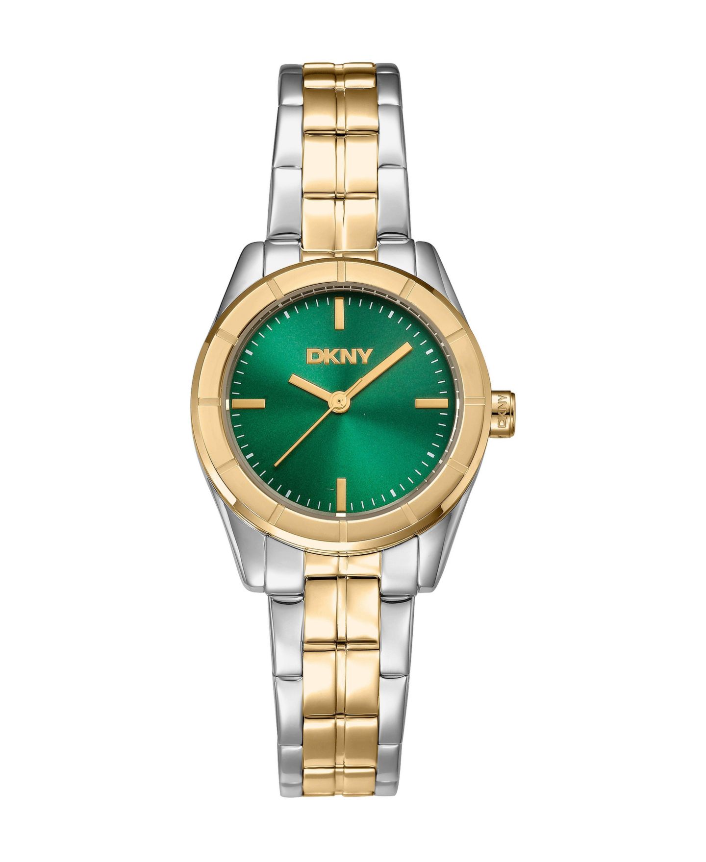 Женские часы DKNY Quartz Water-Resistant Two-Tone Stainless Steel Bracelet Watch, 28mm, цвет: Двухцветный — фото 1