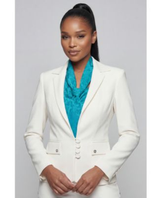 Women's 4-Button Tailored Blazer