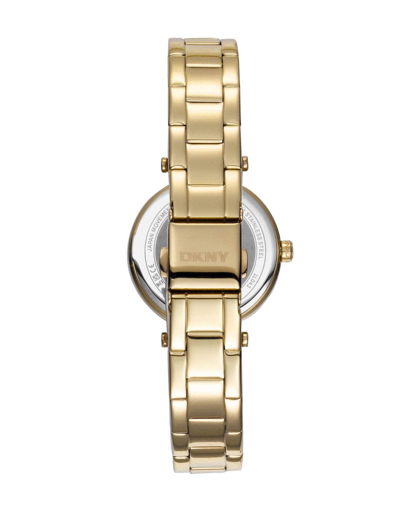 Женские часы DKNY Quartz Analog Gold Stainless Steel Bracelet Watch, 28mm, цвет: Золотой — фото 2