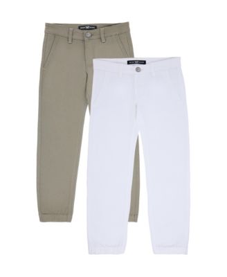 Big Boys 8 -18 Flex Waist Jogger Commuter Pants (Set Of 2