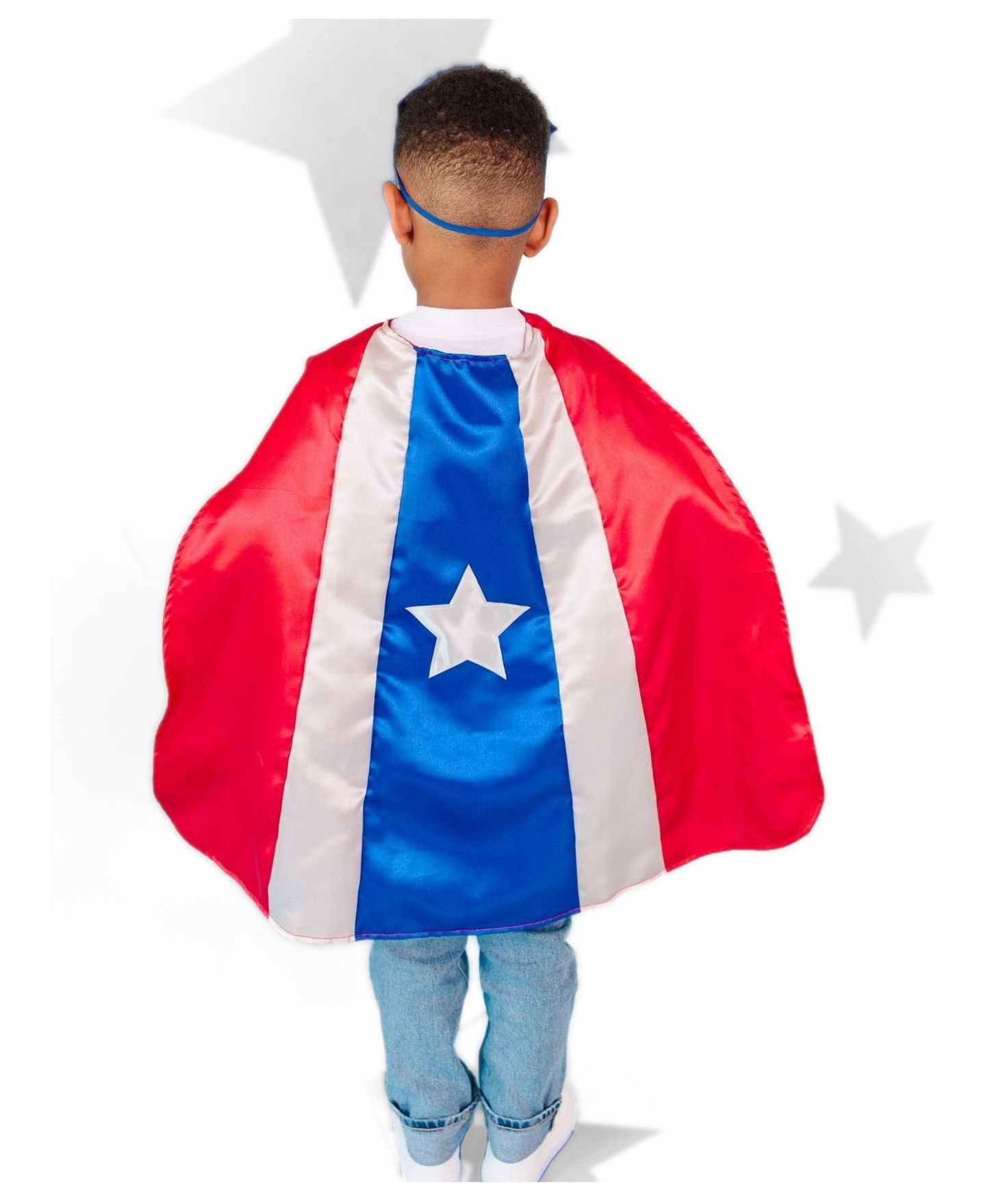 Sweet Wink Kids' 4-20 Superhero Star Cape and Mask, 2-Piece Set, цвет: Красный — фото 4
