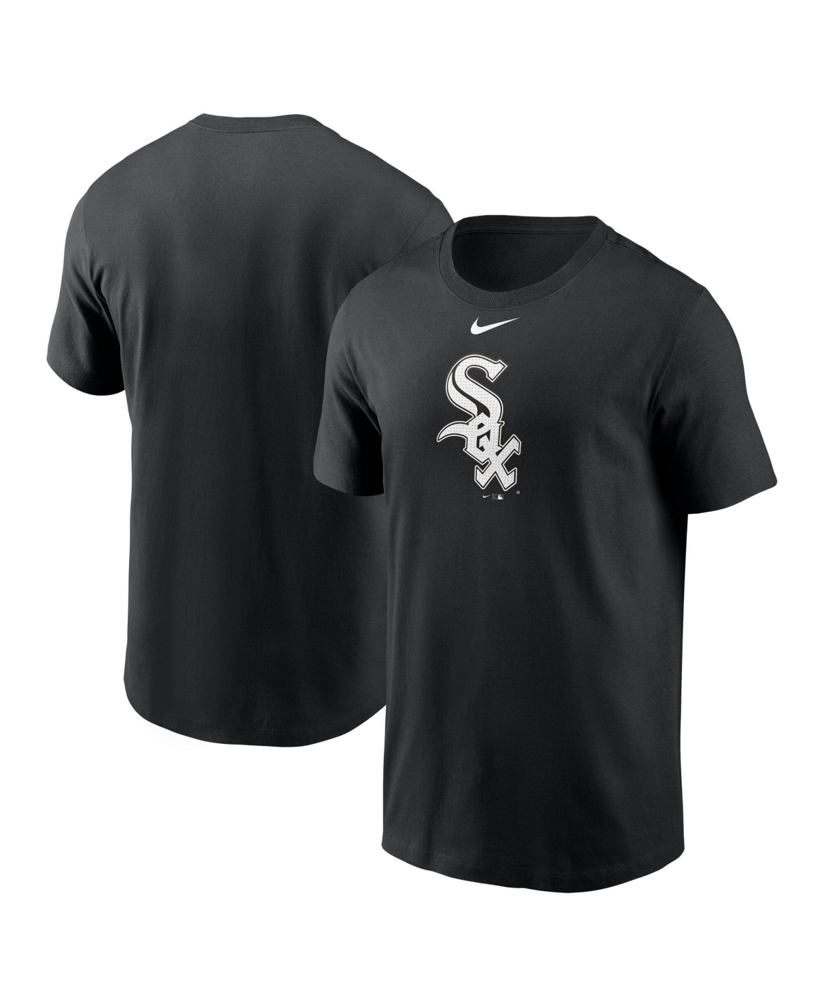 Nike Men's Black Chicago White Sox Fuse Large Logo T-Shirt - Black