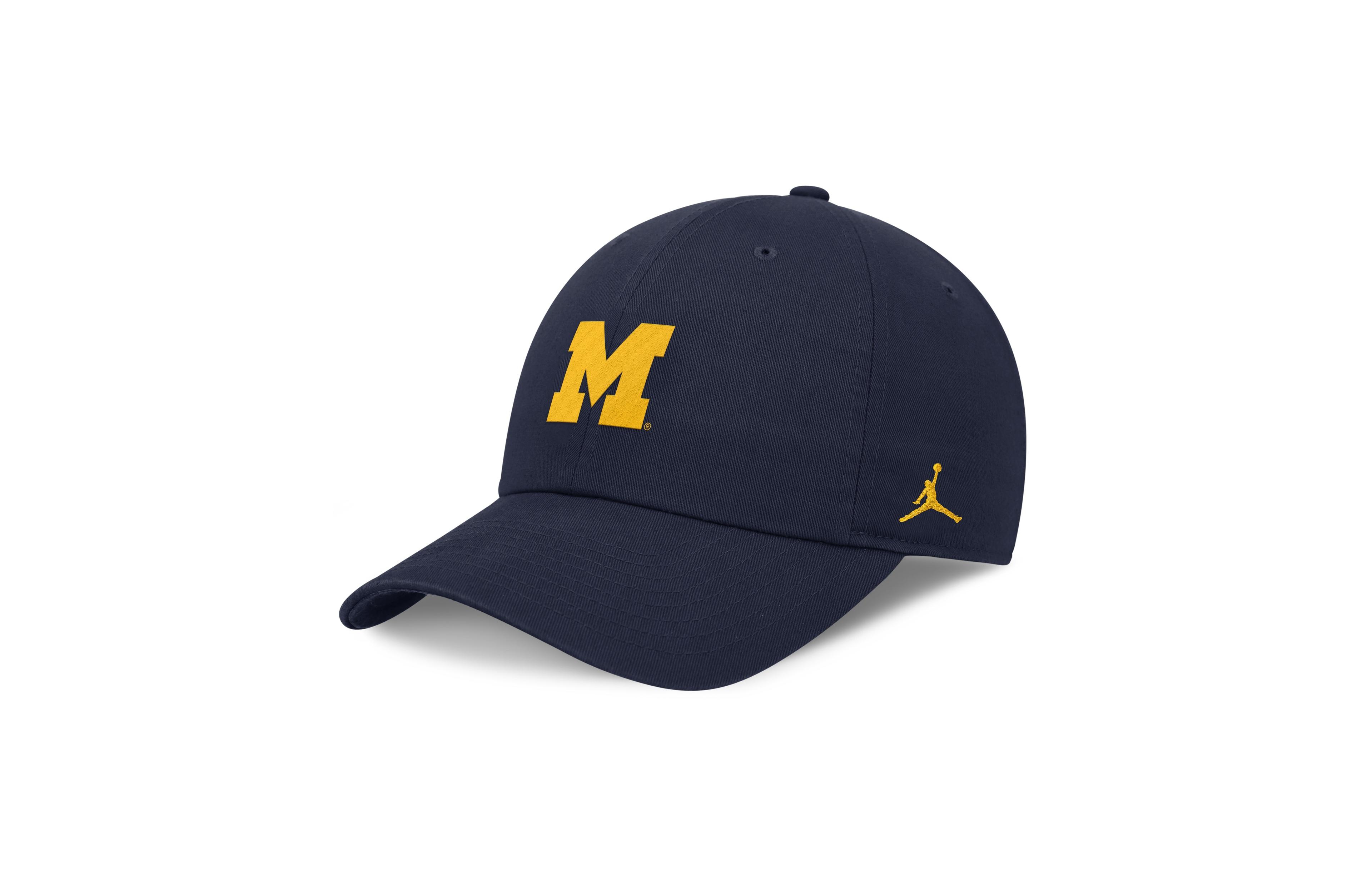 Jordan Men's Navy Michigan Wolverines Club Dri-fit Adjustable Hat