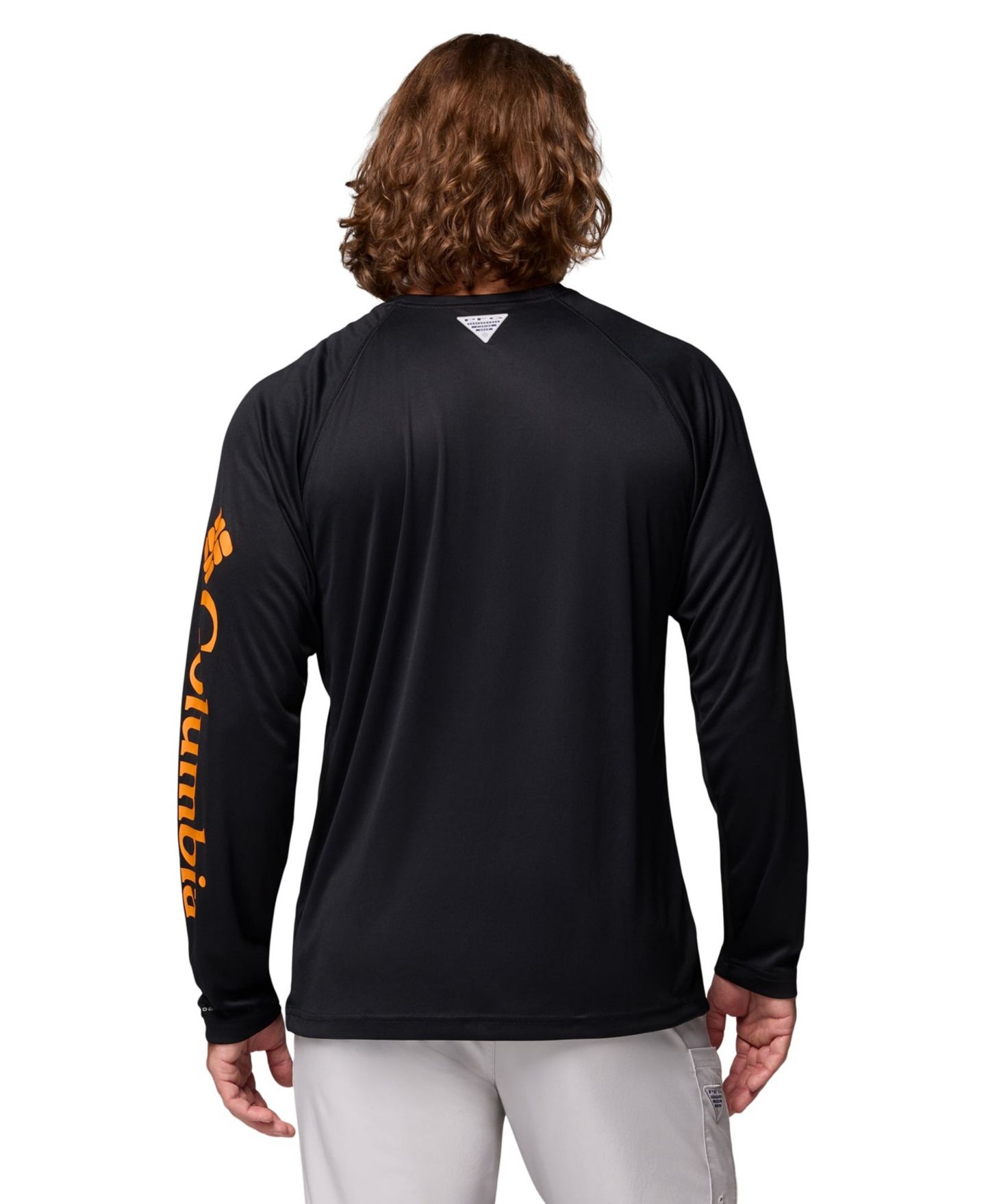 Мужская футболка Columbia Charcoal Tennessee Volunteers Terminal Tackle Omni-Shade Raglan Long-Sleeve — фото 2