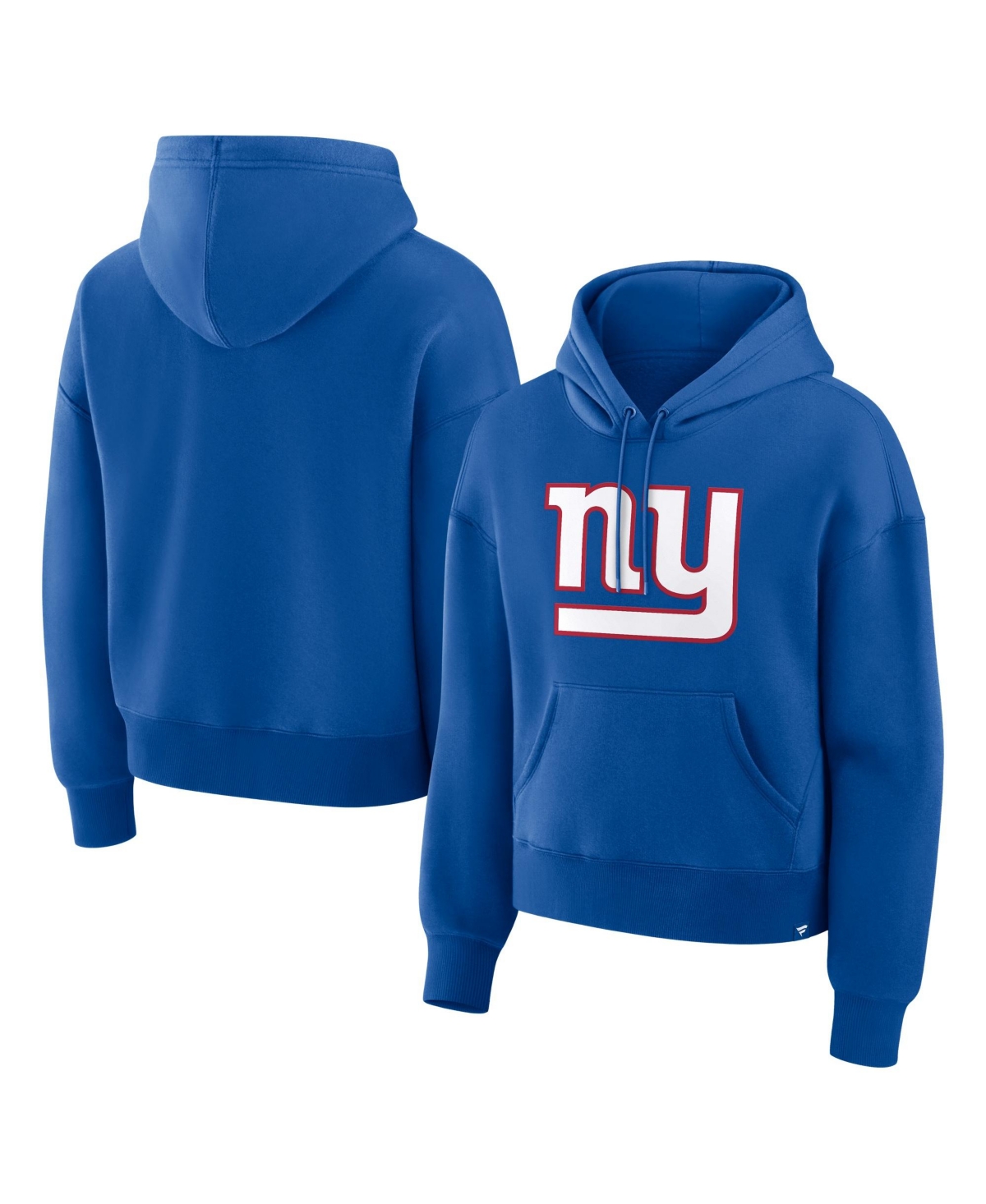 Fanatics Women's Royal New York Giants Relaxed High Hip Essential Legacy Hoodie - Royal