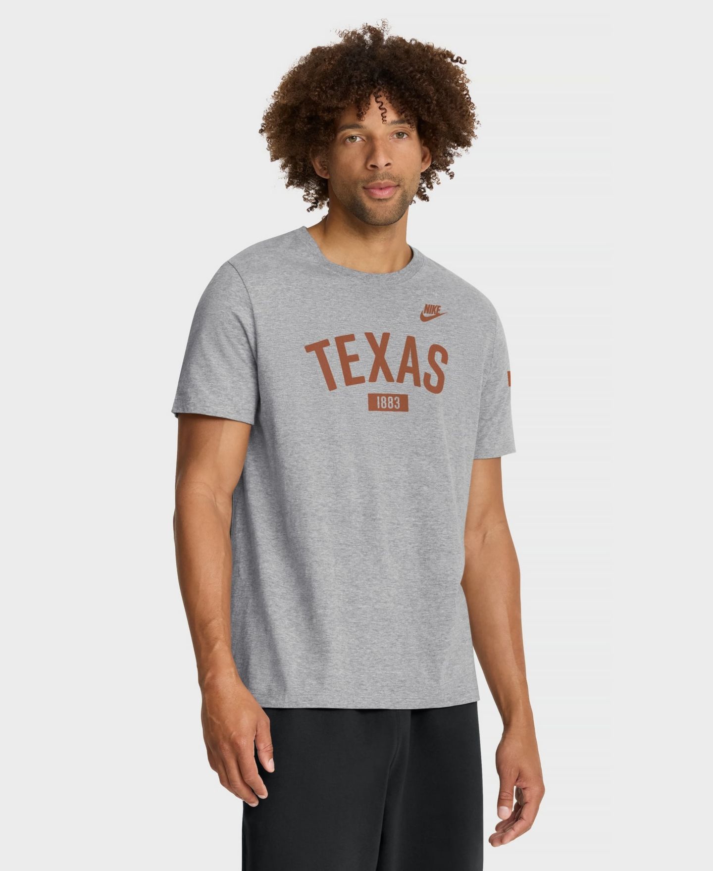 Мужская футболка Nike Heather Gray Texas Longhorns Legacy Arch — фото 1