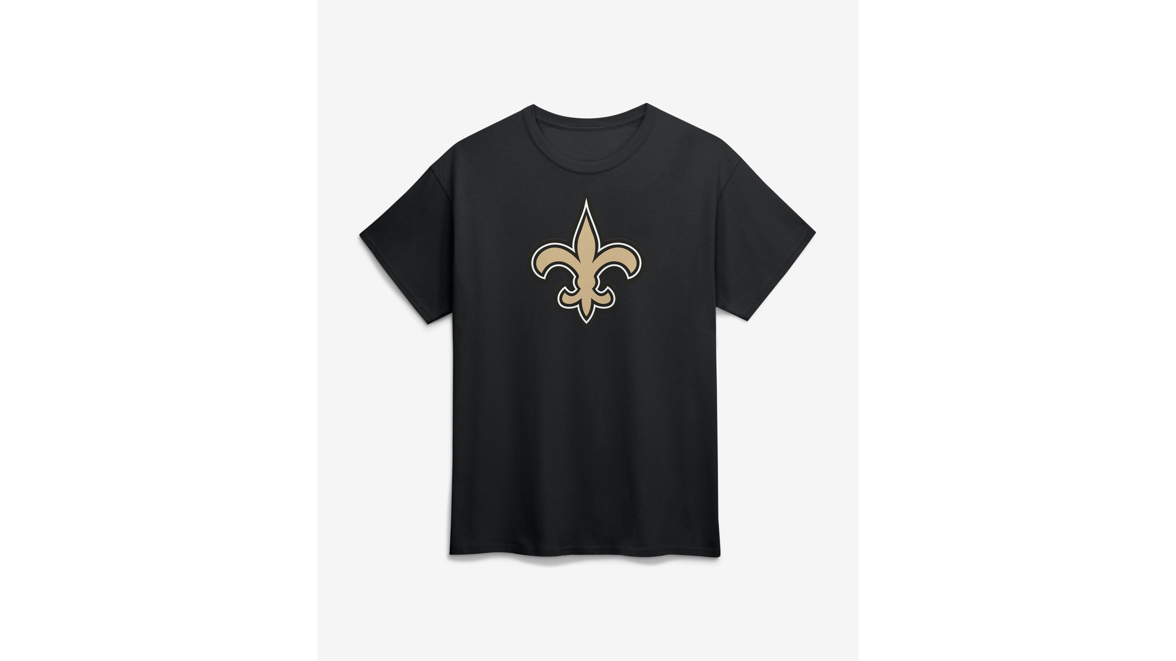 Logo Athletic Men's Black New Orleans Saints Primary T-Shirt